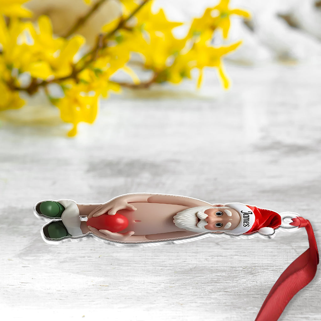 Naughty Couple - Personalized Couple Custom Shaped Ornament