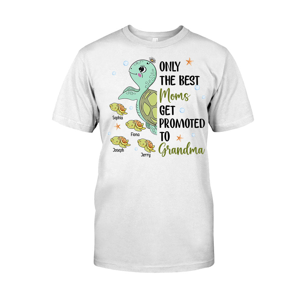 Seules les meilleures mamans deviennent grand-mères - T-shirt et sweat à capuche personnalisés pour grand-mère