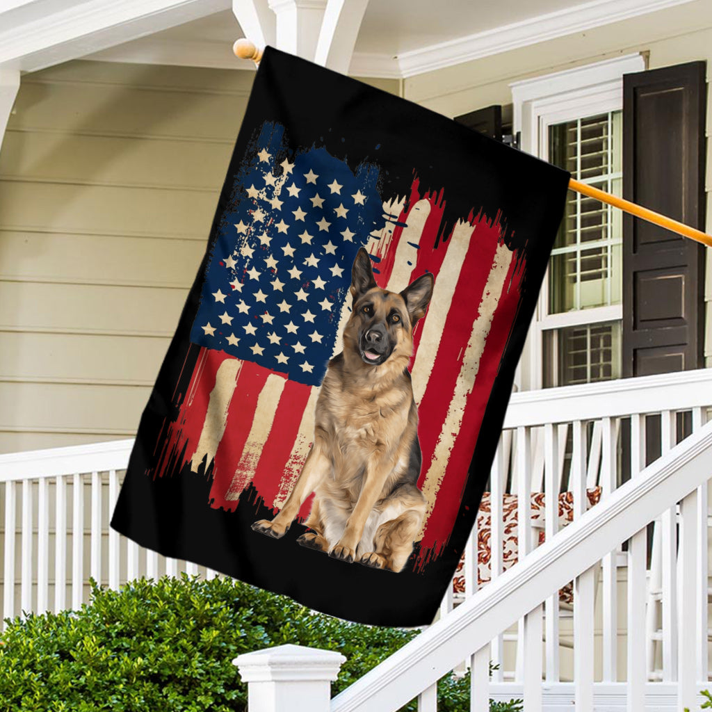 Welpenflagge - Personalisierte Hundehüttenflagge