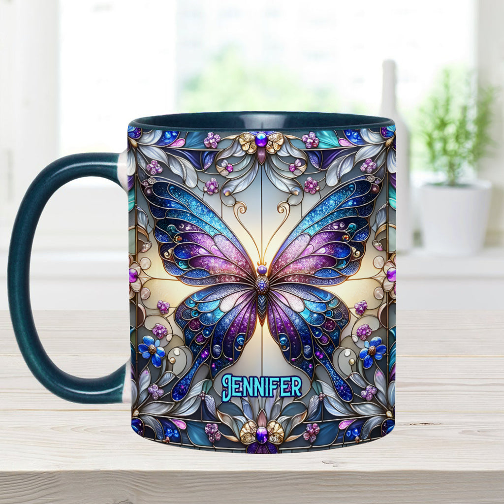 A Big Piece Of My Heart - Personalized Memorial Accent Mug