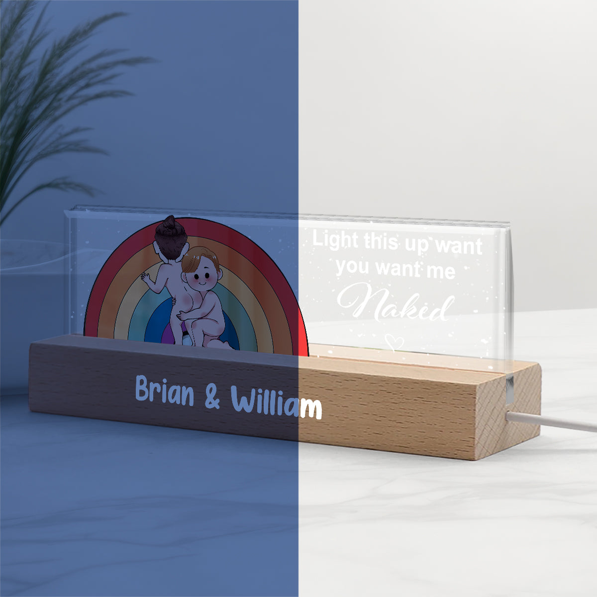Licht an! – Personalisierte LED-Nachtleuchte zur Unterstützung der LGBTQ+-Community