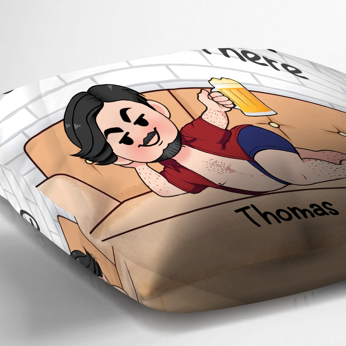 Dad's Spot Go Sit Over There - Personalized Father Throw Pillow