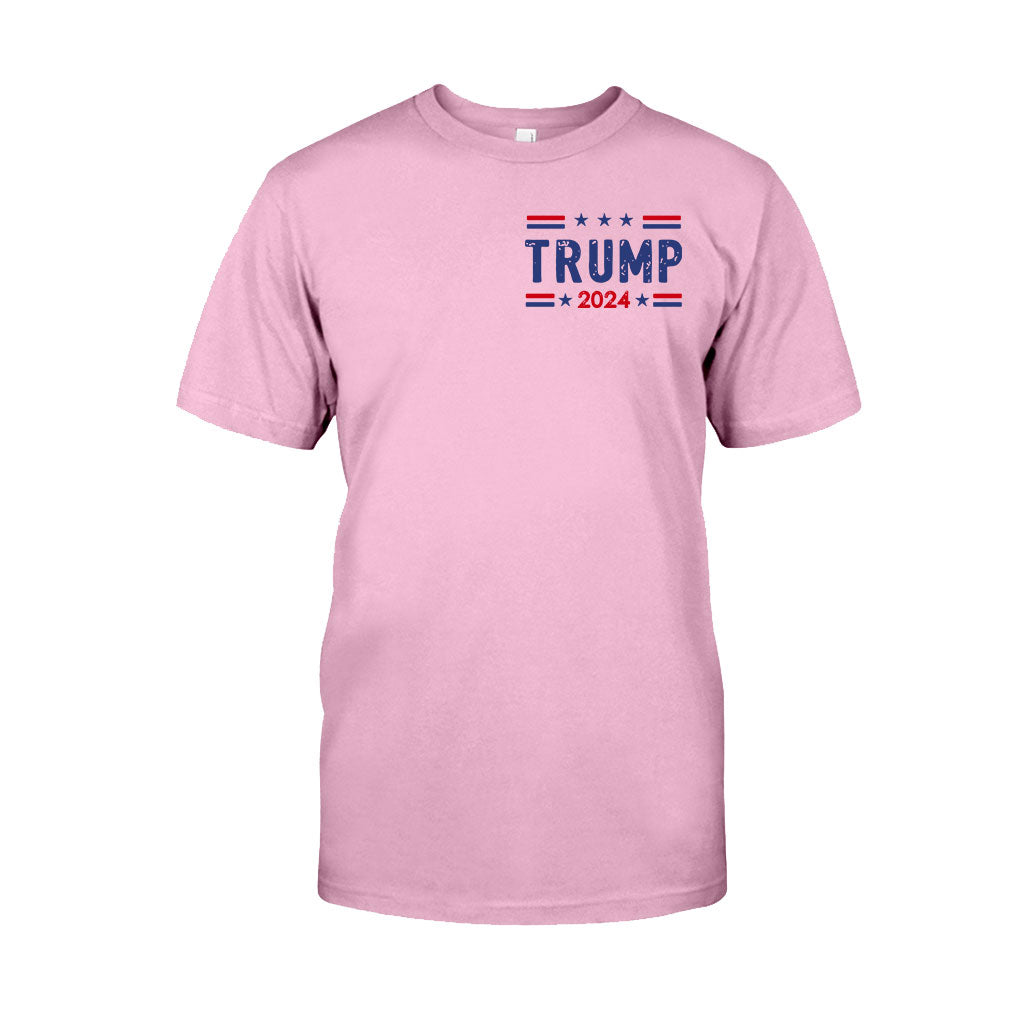 Kugelsicheres T-Shirt, „Niemals aufgeben“-Shirt, „Kämpfe für Amerika“-T-Shirt, Retro-Rallye-Shirt, „Kämpfen, kämpfen, kämpfen“-Shirt
