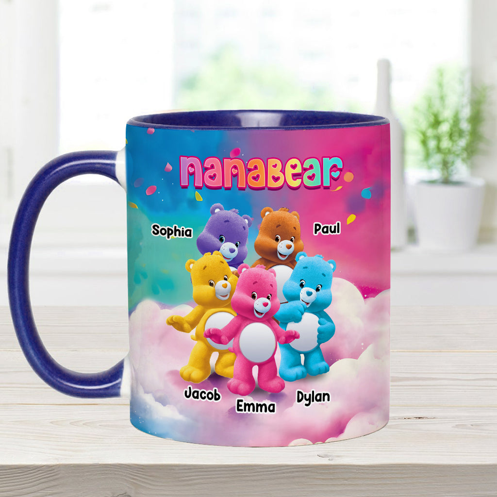 Nanabear - Personalized Grandma Accent Mug