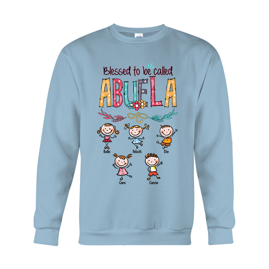 Dios Me Regaló Dos Títulos - Personalized Grandma T-shirt And Hoodie