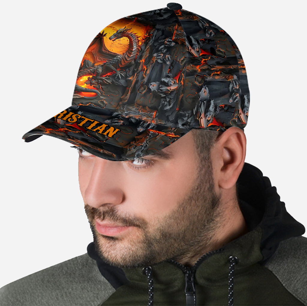 Liebesdrachen - Personalisierte Drachen-Klassikkappe