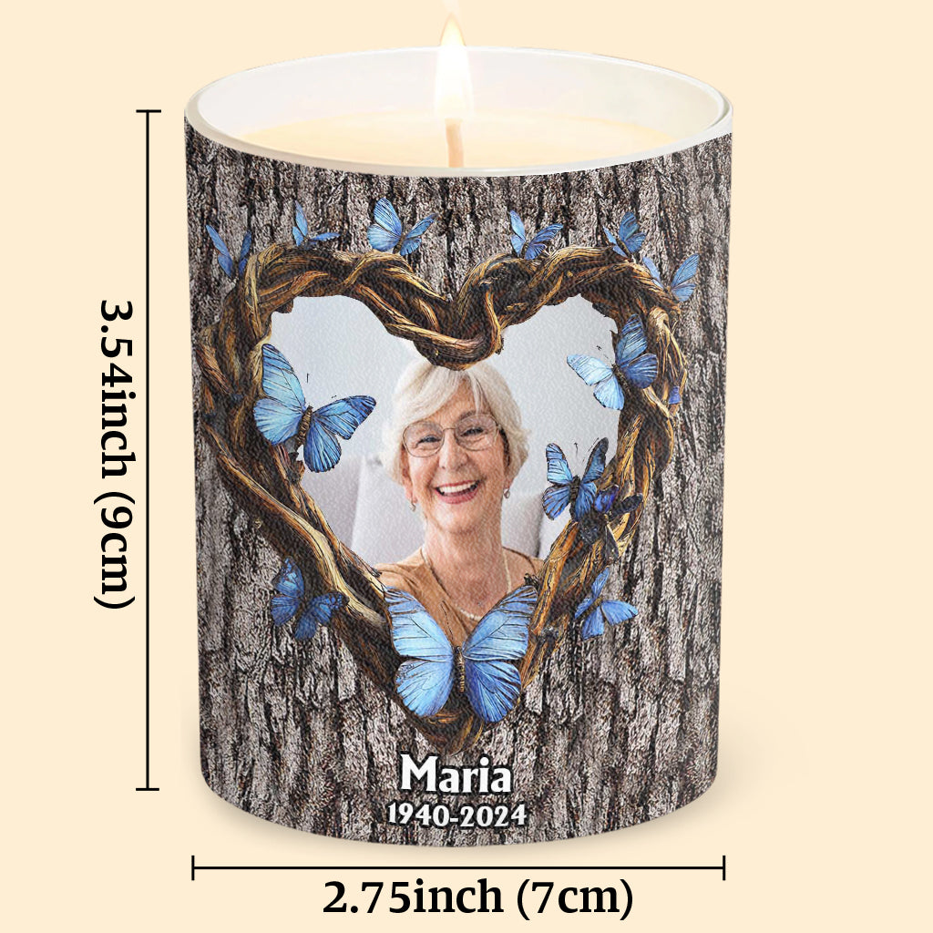 Light This Candle - Personalized Memorial Candle With Wooden Lid