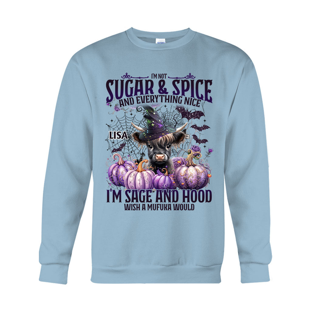 Ich bin nicht Zucker und Gewürze und alles Nette - Personalisiertes T-Shirt und Hoodie