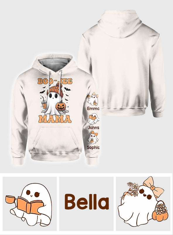 Halloween Boo Jee Mama - Personalized Mother All Over Shirt