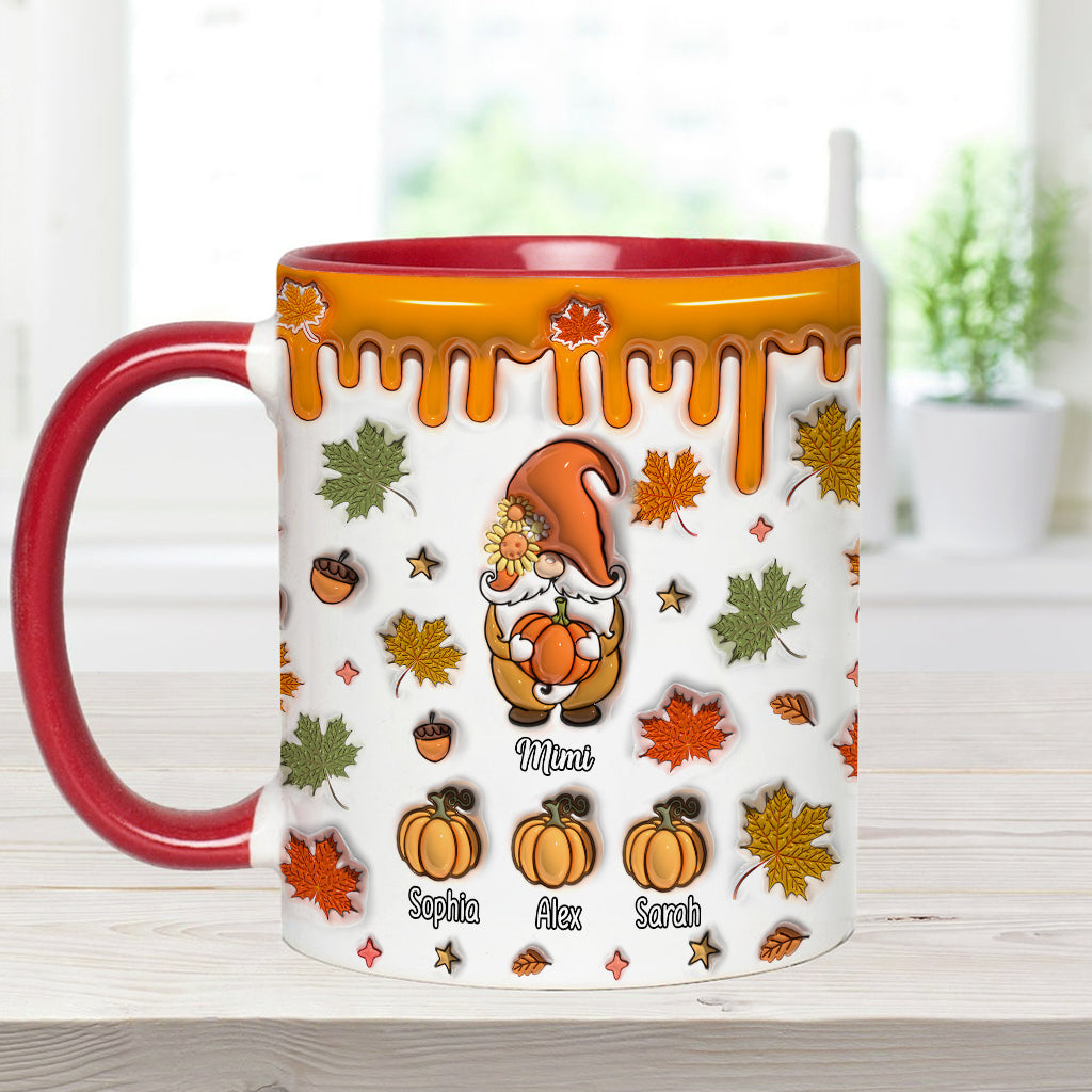 Grandma's Little Pumpkins - Personalized Grandma Accent Mug