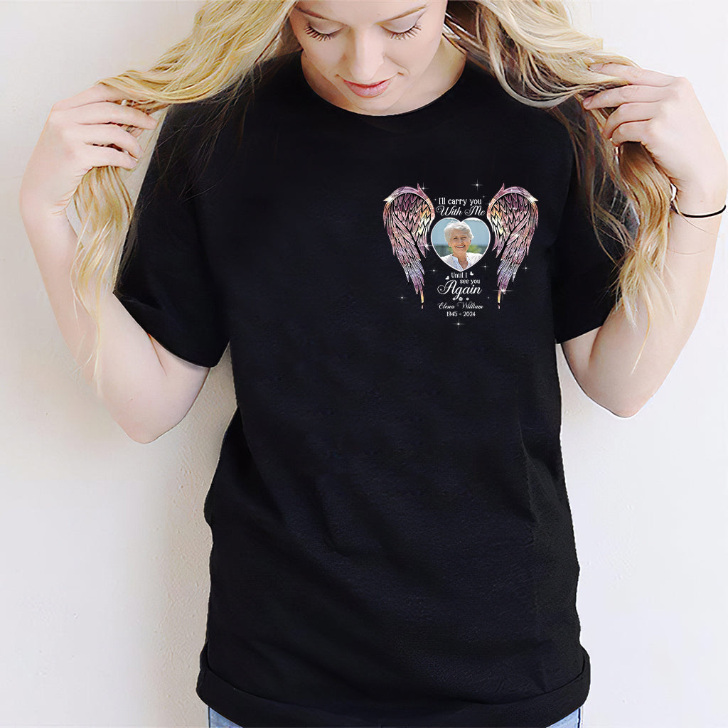 Memorial Wings Your Wings Were Ready But My Heart Was Not - Personalized Memorial T-shirt And Hoodie