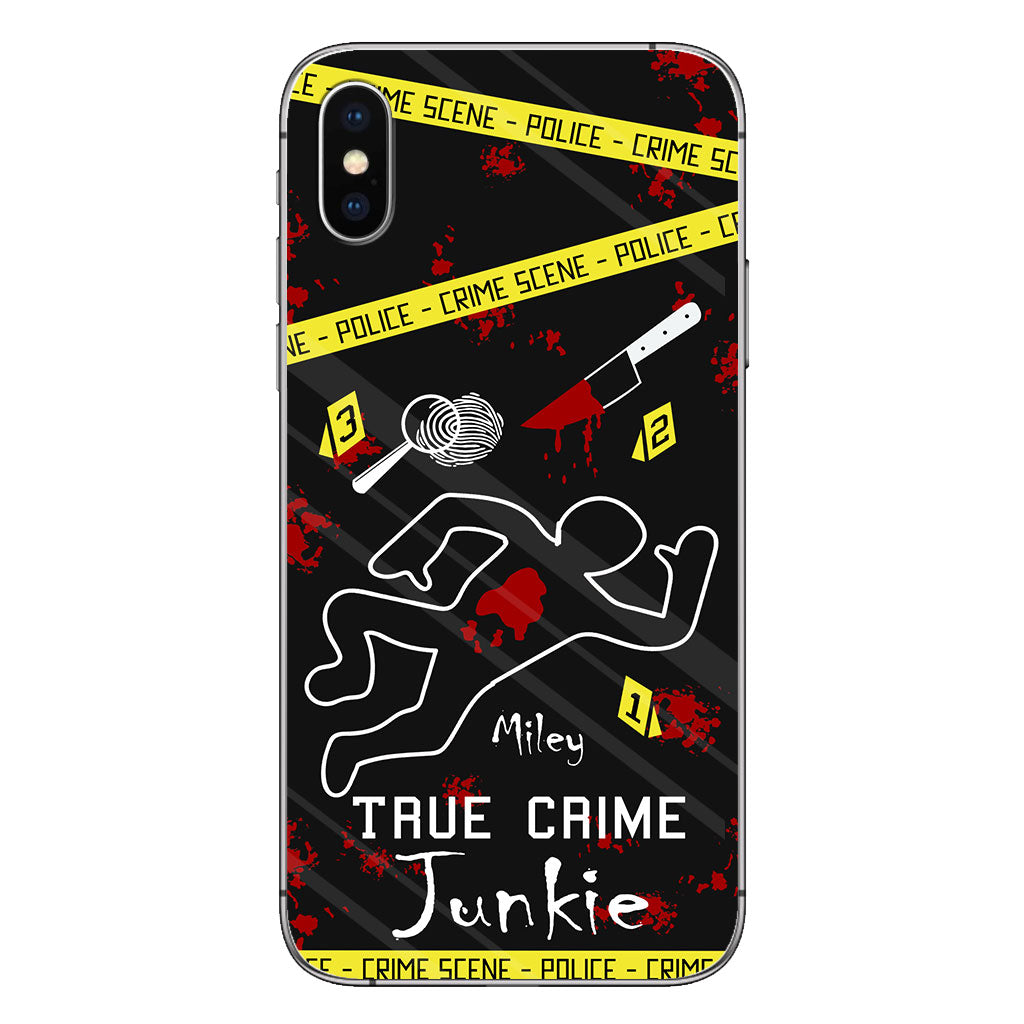 True Crime Junkie – Personalisierte Handyhülle