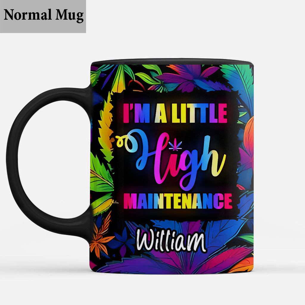 Je suis un peu exigeant(e) - Mug personnalisé pour les amateurs de cannabis
