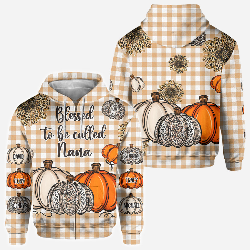 Grandma's Little Pumpkins Any Title - Personalized Grandma All Over Shirt