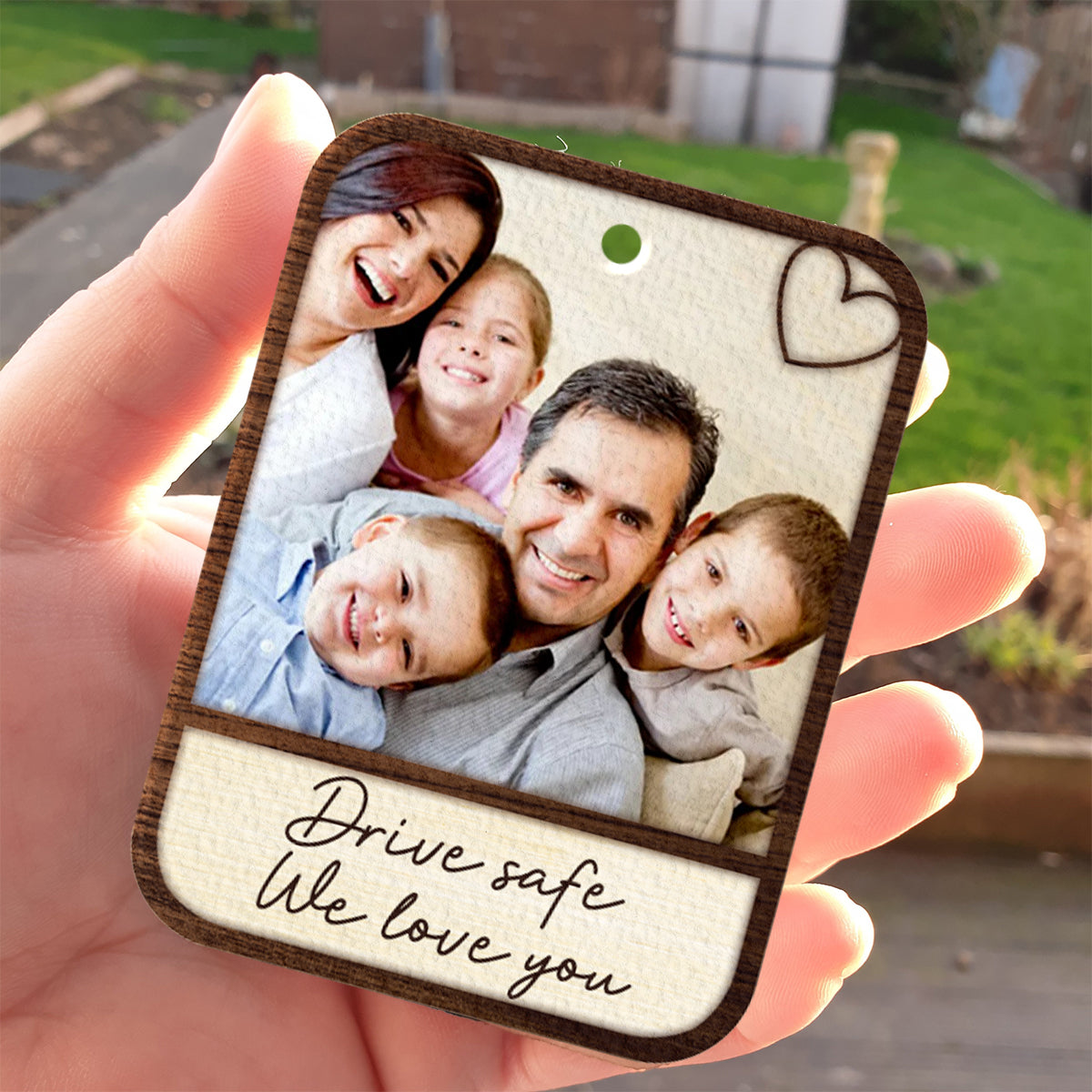 Drive Safe We Love You - Personalized Father Rectangle Air Freshener