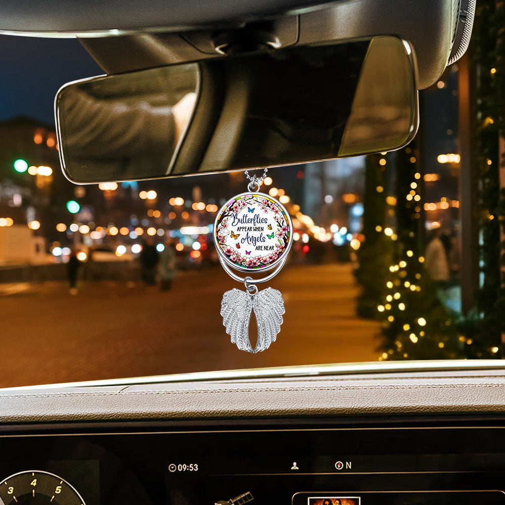 Those We Love Don't Go Away - Personalized Memorial Wings Ornament