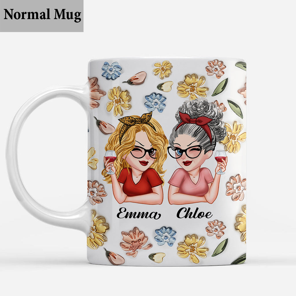 First My Mother Forever My Friend - Personalized Mother Mug