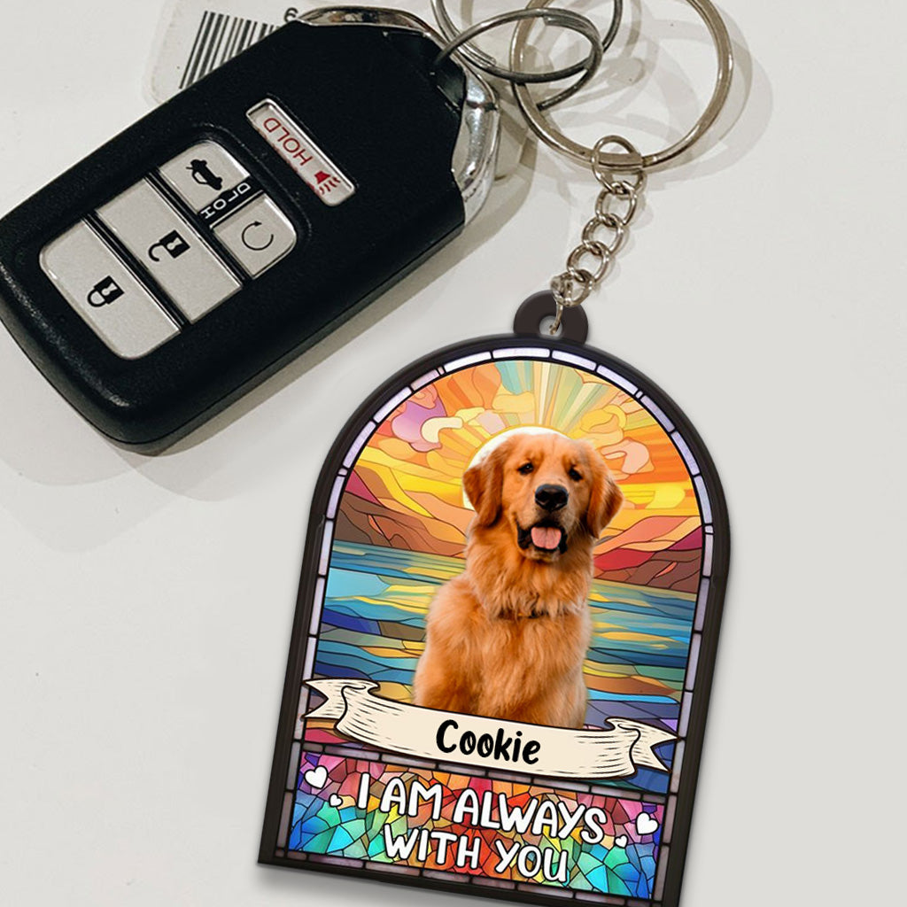 Je suis toujours avec toi - Porte-clés chien personnalisé