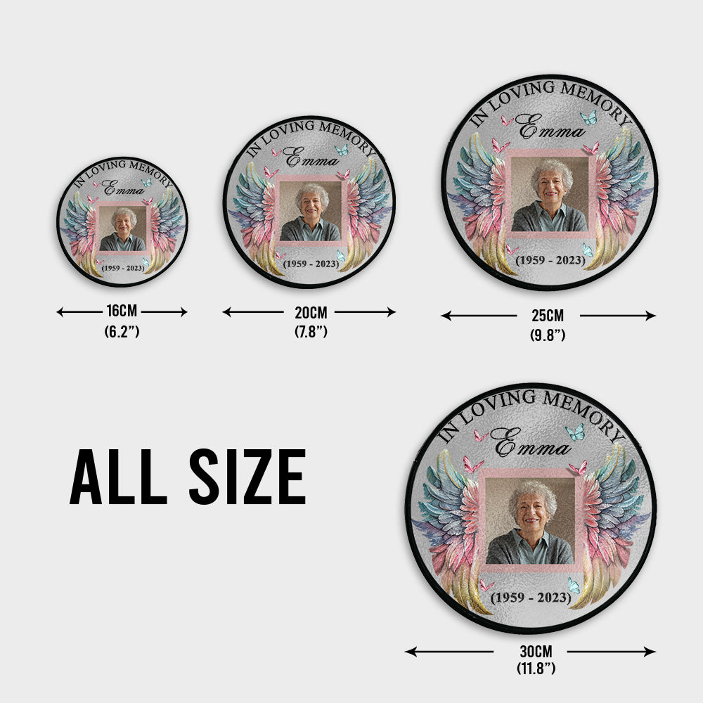 Forever In My Heart - Personalized Memorial Stained Glass Suncatcher