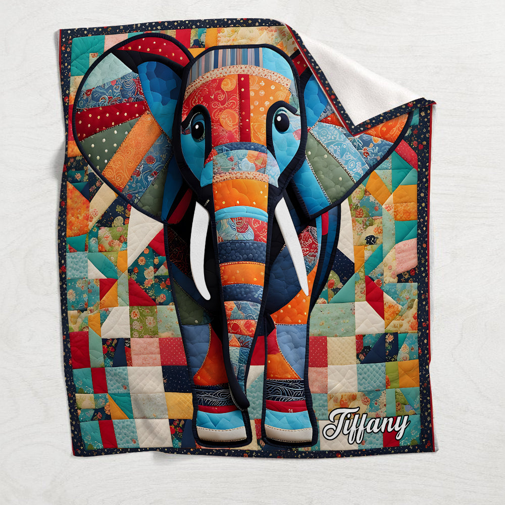 Magnifique éléphant - Couverture éléphant personnalisée