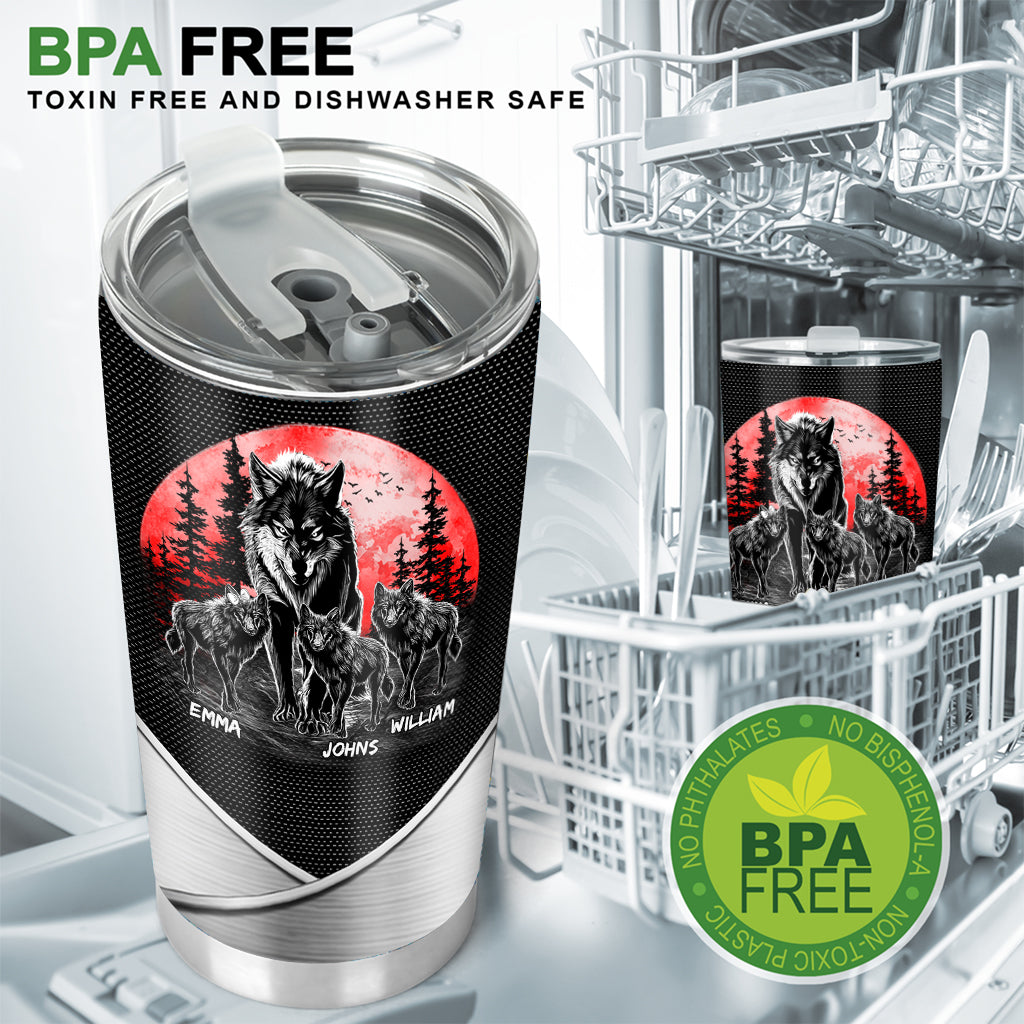 Papa Wolf - Personalized Father Tumbler
