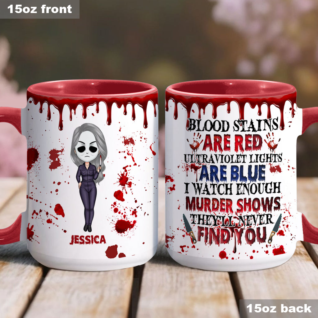 True Crime Mug - Personalized Accent Mug