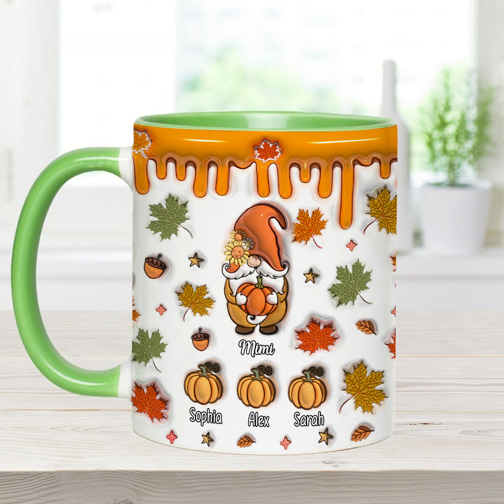 Grandma's Little Pumpkins - Personalized Grandma Accent Mug
