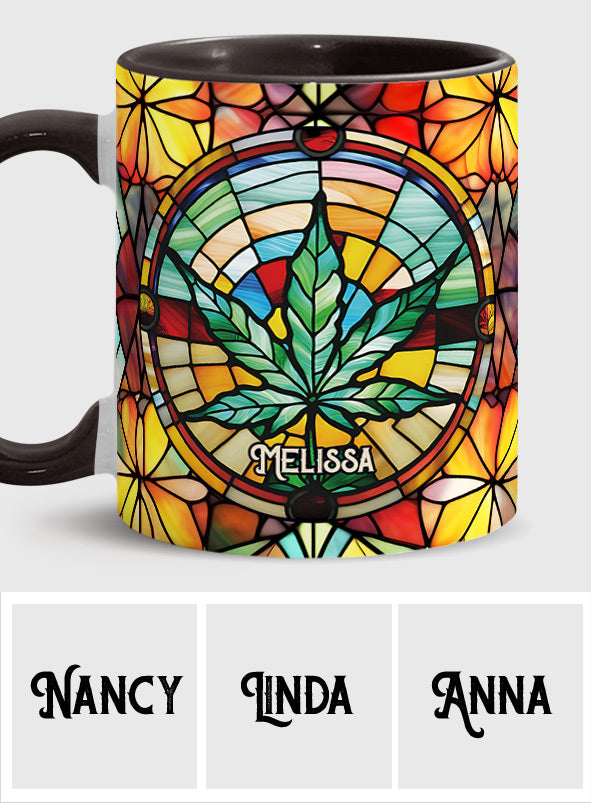 Il est 420 quelque part - Mug personnalisé avec une touche cannabis