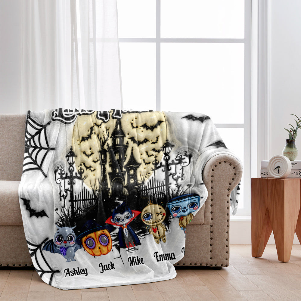 Grandma Of Little Nightmares - Personalized Grandma Blanket