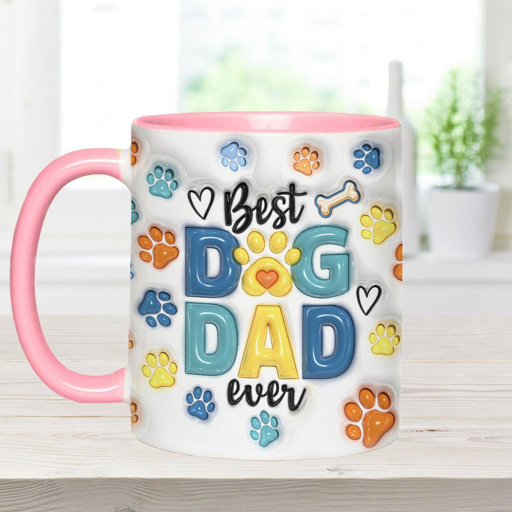 Personalisierte Tasse mit Hundemotiv für Hundepapa
