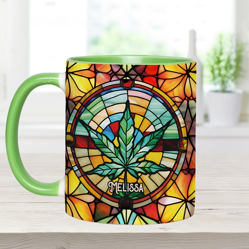 Il est 420 quelque part - Mug personnalisé avec une touche cannabis