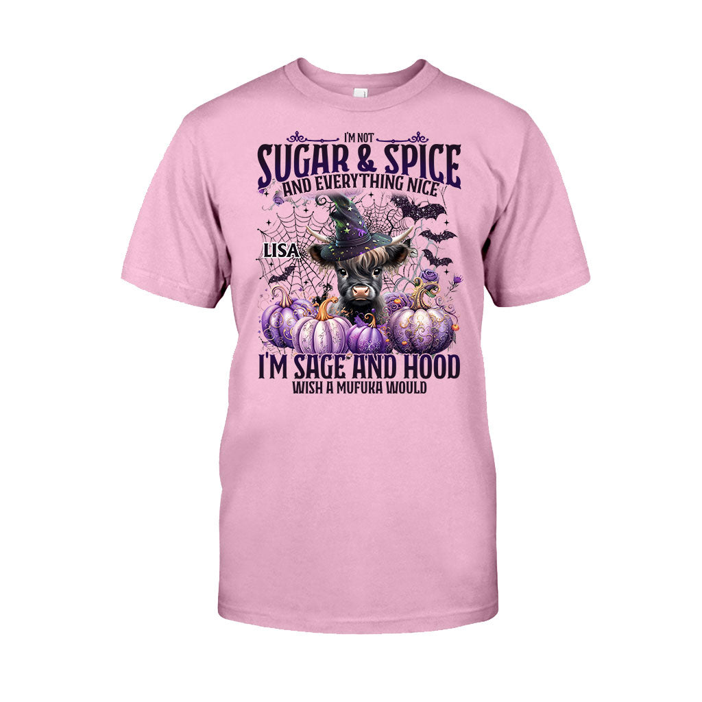 Ich bin nicht Zucker und Gewürze und alles Nette - Personalisiertes T-Shirt und Hoodie