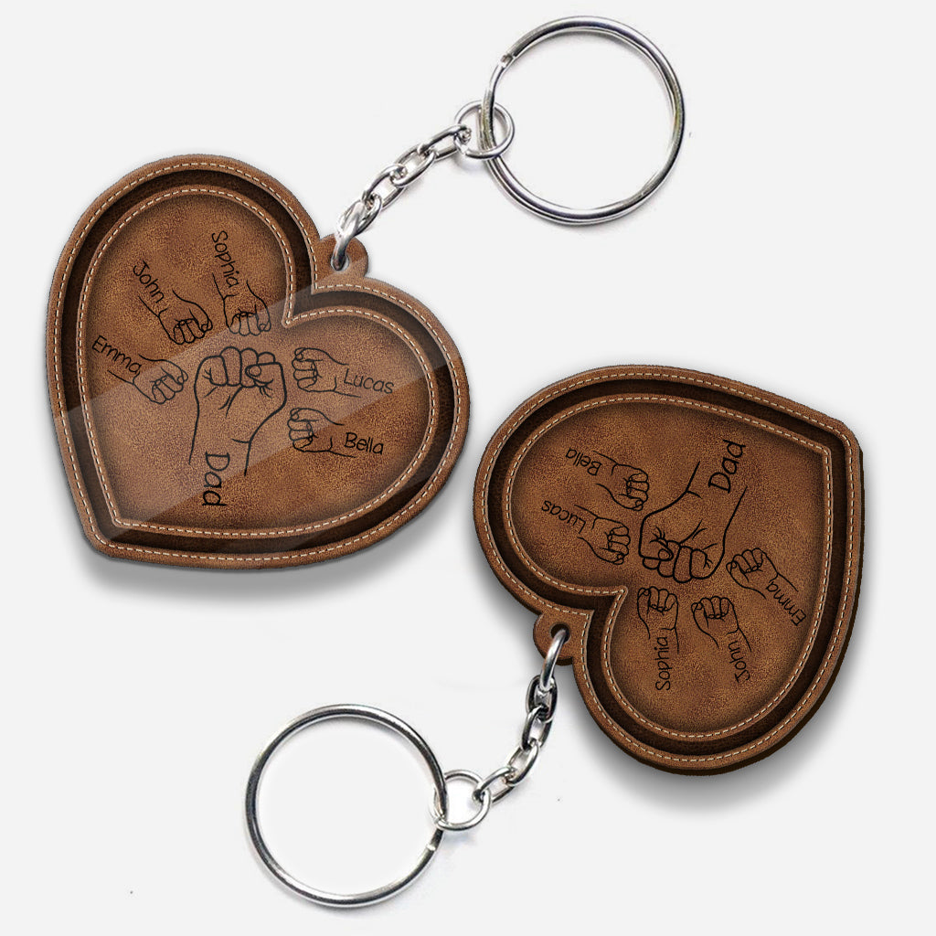 Best Dad/ Grandpa/ Papa... Ever - Personalized Father Keychain