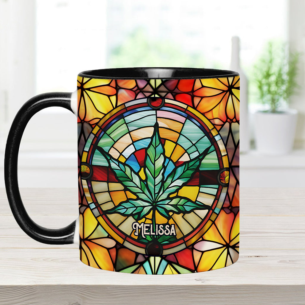 Il est 420 quelque part - Mug personnalisé avec une touche cannabis
