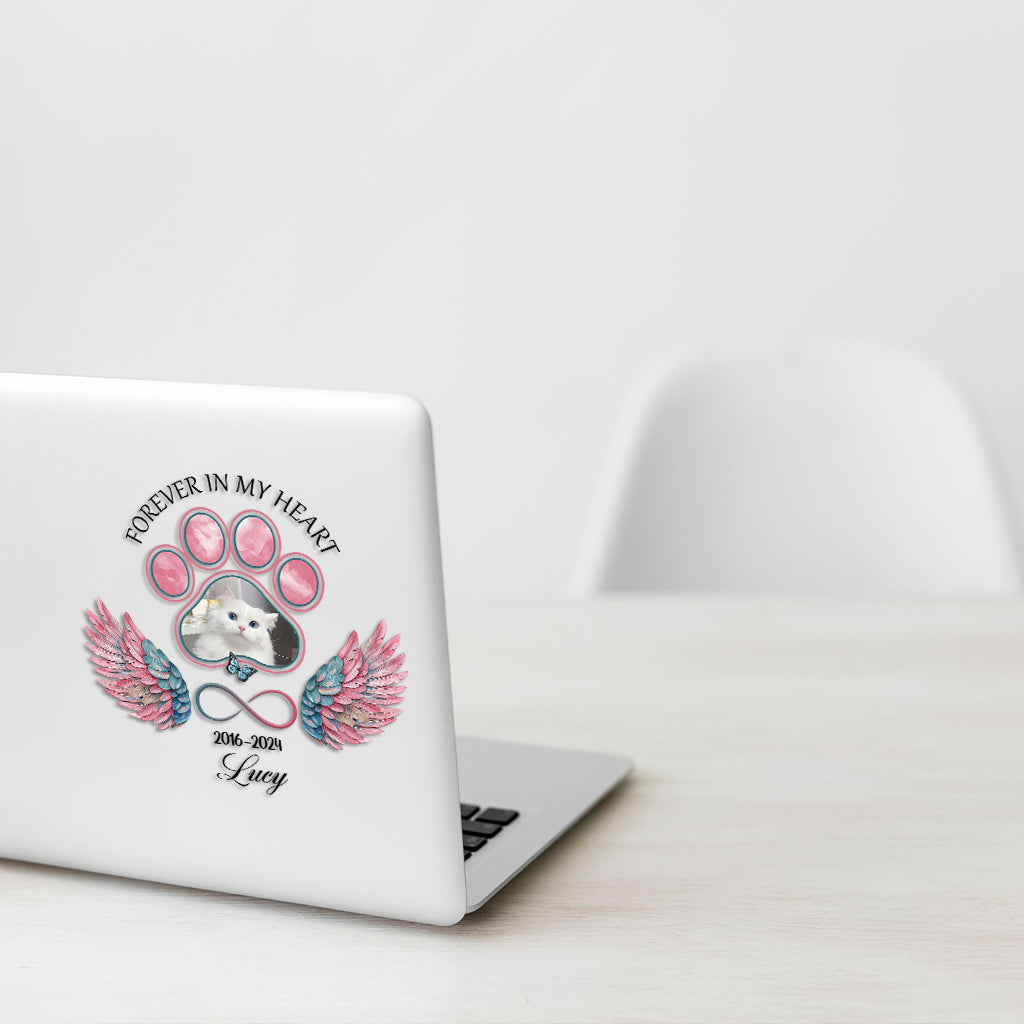Forever In My Heart - Personalized Dog Decal Die Cut