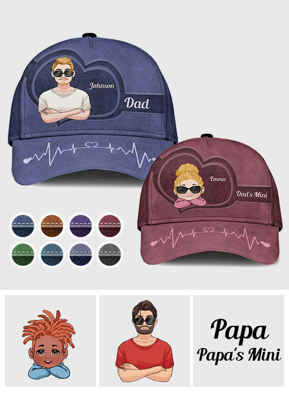 Dad & Dad's Mini - Personalized Father Classic Cap