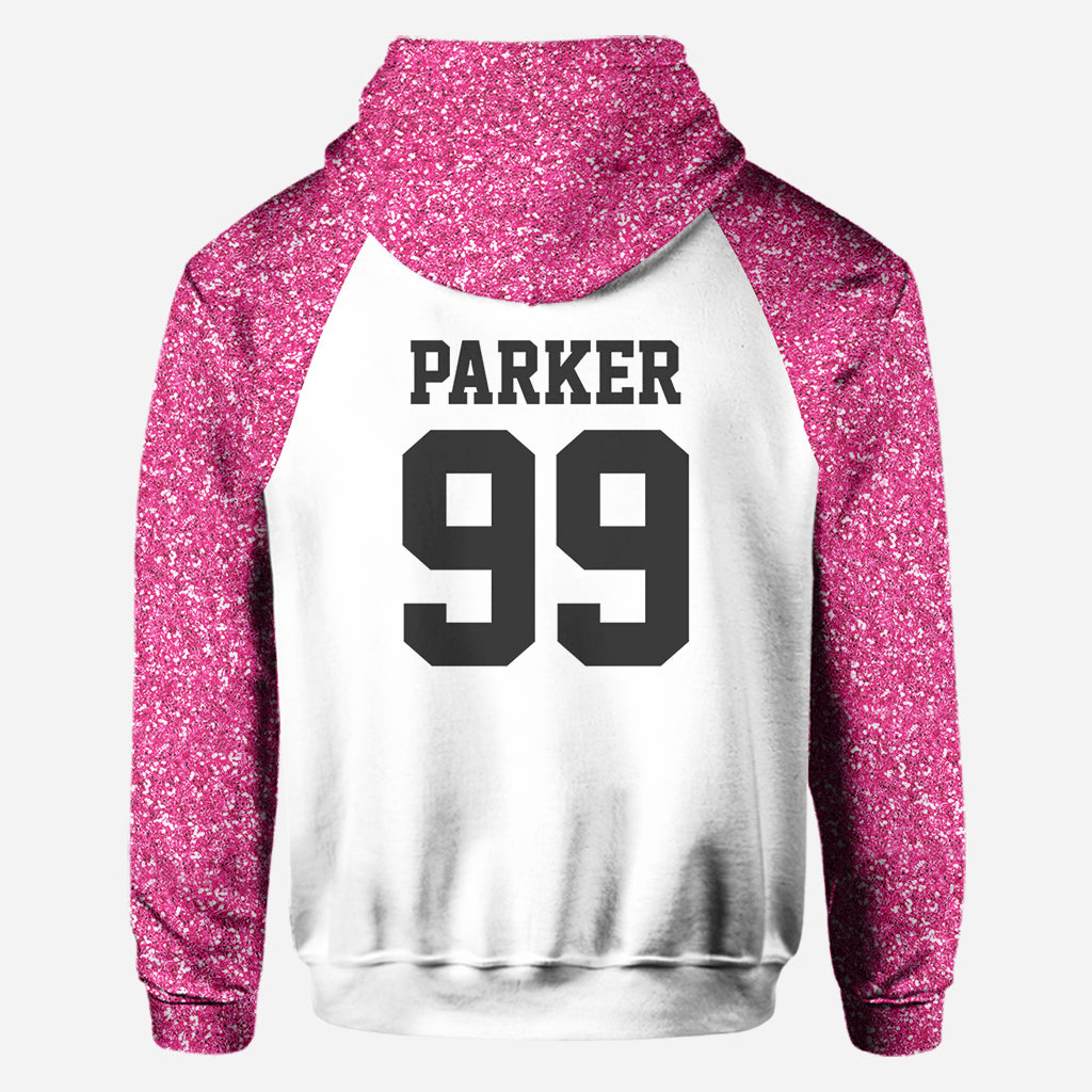 Football Mom Croquette - Personalisiertes Football-Shirt