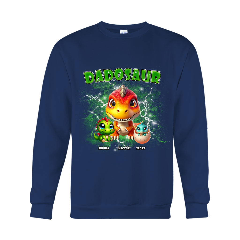 Dadosaur Thunder Bootleg - Personalized Father T-shirt And Hoodie