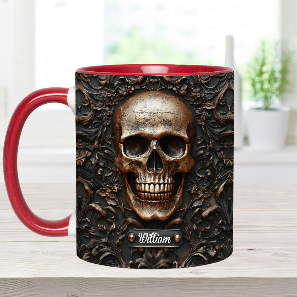 Skull Lover - Personalized Skull Accent Mug