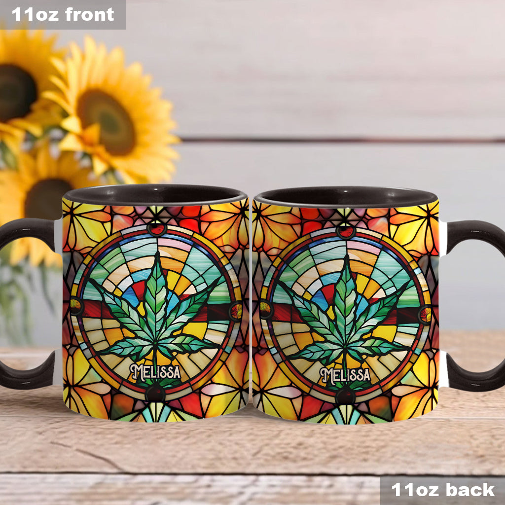 Il est 420 quelque part - Mug personnalisé avec une touche cannabis