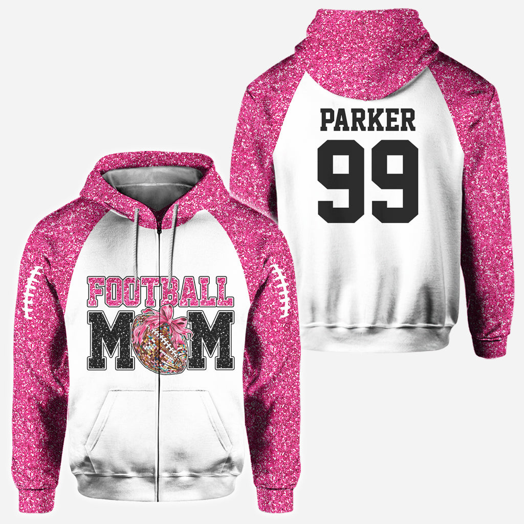 Football Mom Croquette - Personalisiertes Football-Shirt