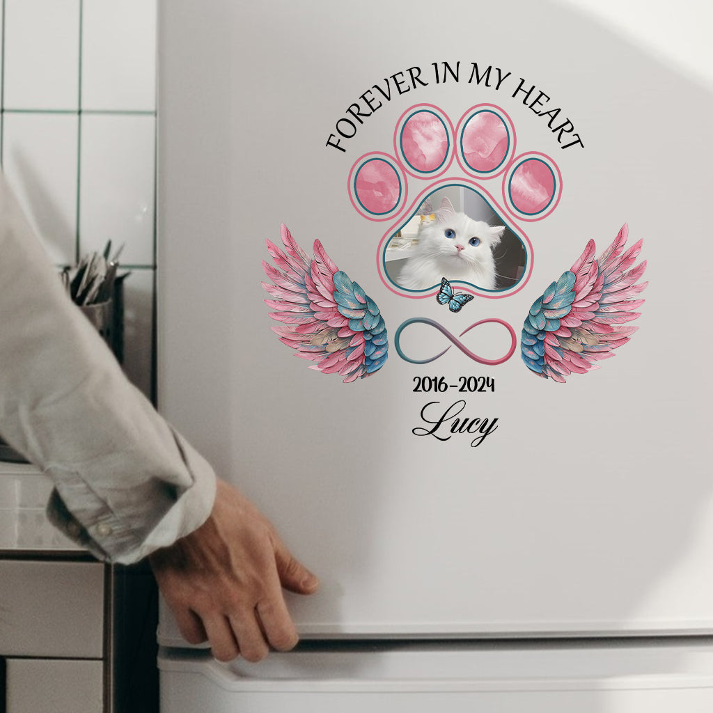 Forever In My Heart - Personalized Dog Decal Die Cut