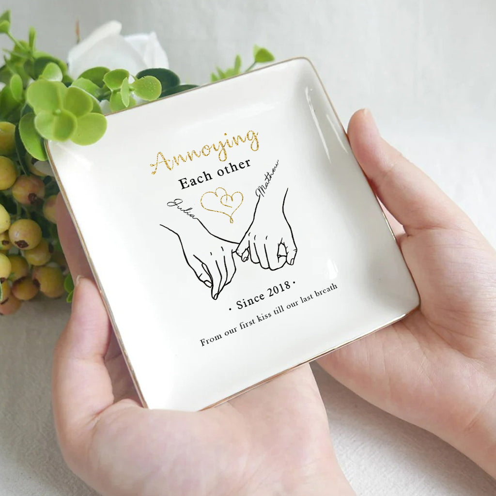 Together Forever - Personalized Couple Jewelry Dish