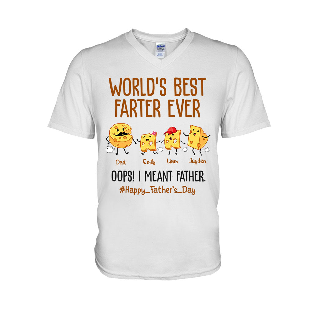 World's Best Farter Funny Cheese - Personalized Father T-shirt And Hoodie