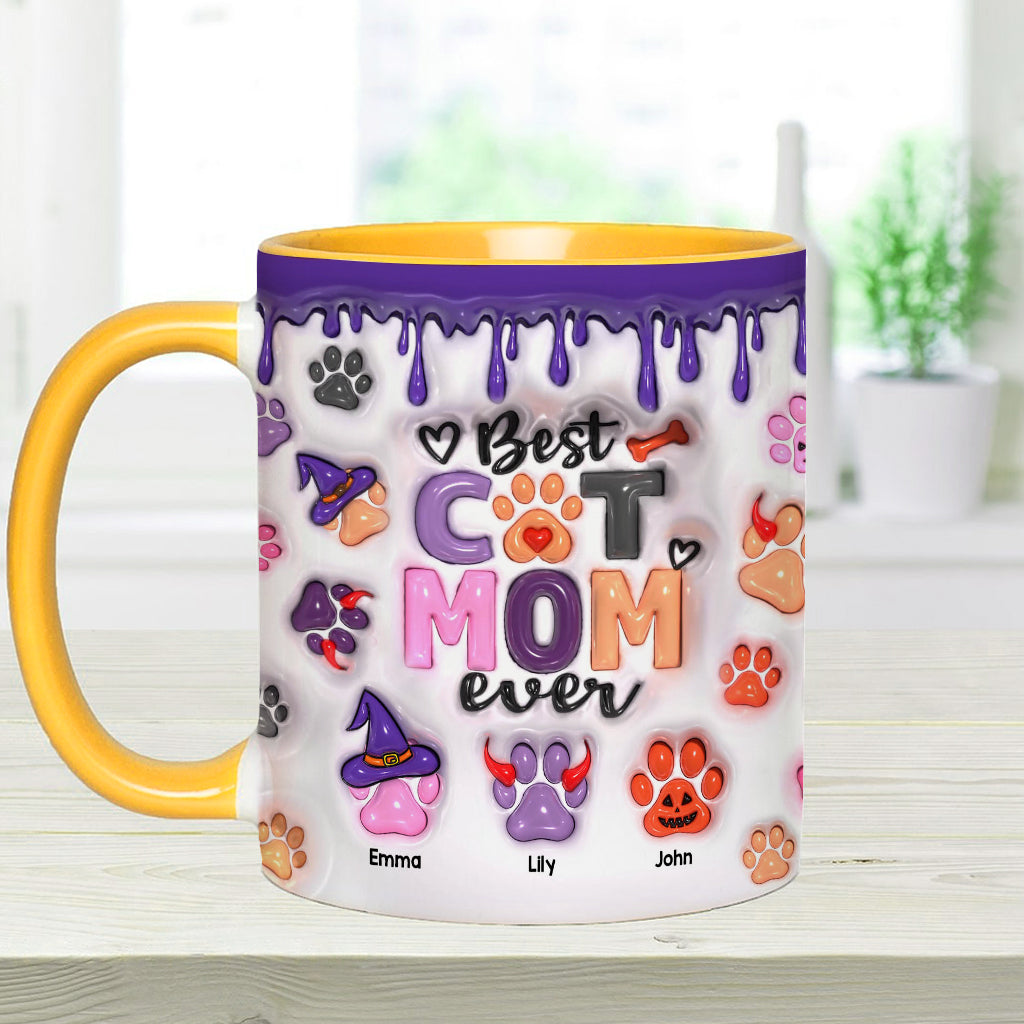 Die beste Hundemama, Katzenmama, Hundepapa, Katzenpapa aller Zeiten – personalisierte Tasse mit Hundemotiv