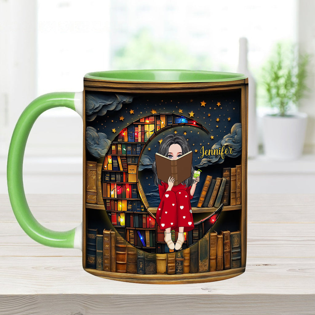 Mug personnalisé « Juste une fille qui aime les livres »