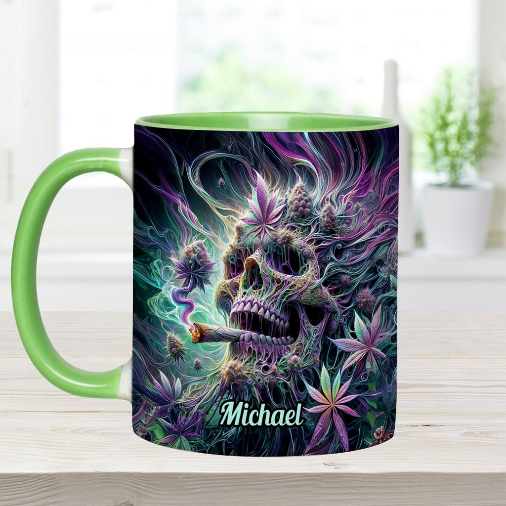 Magical Skull - Personalized Weed Accent Mug