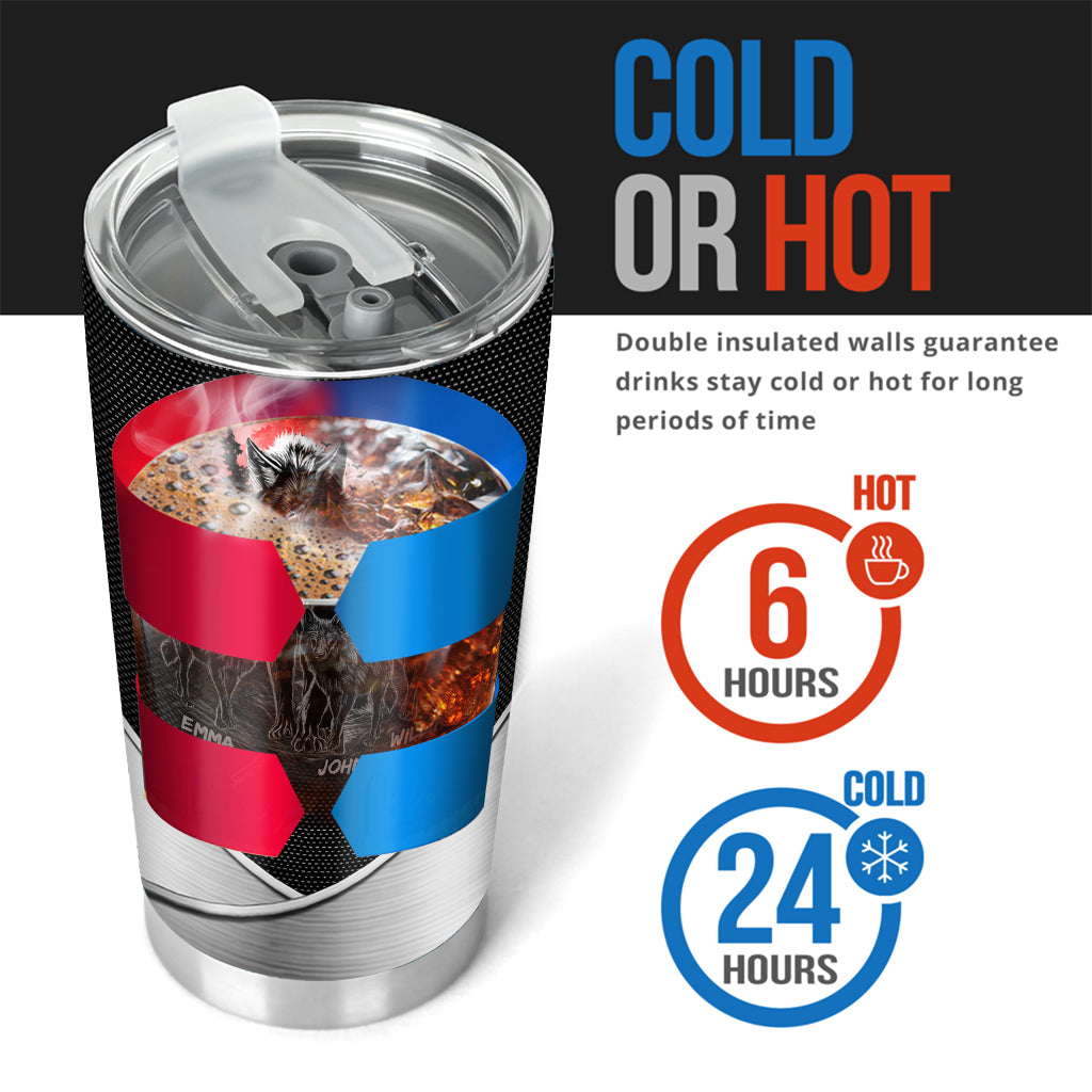 Papa Wolf - Personalized Father Tumbler