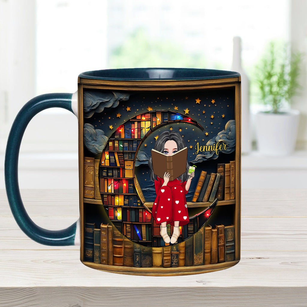 Mug personnalisé « Juste une fille qui aime les livres »