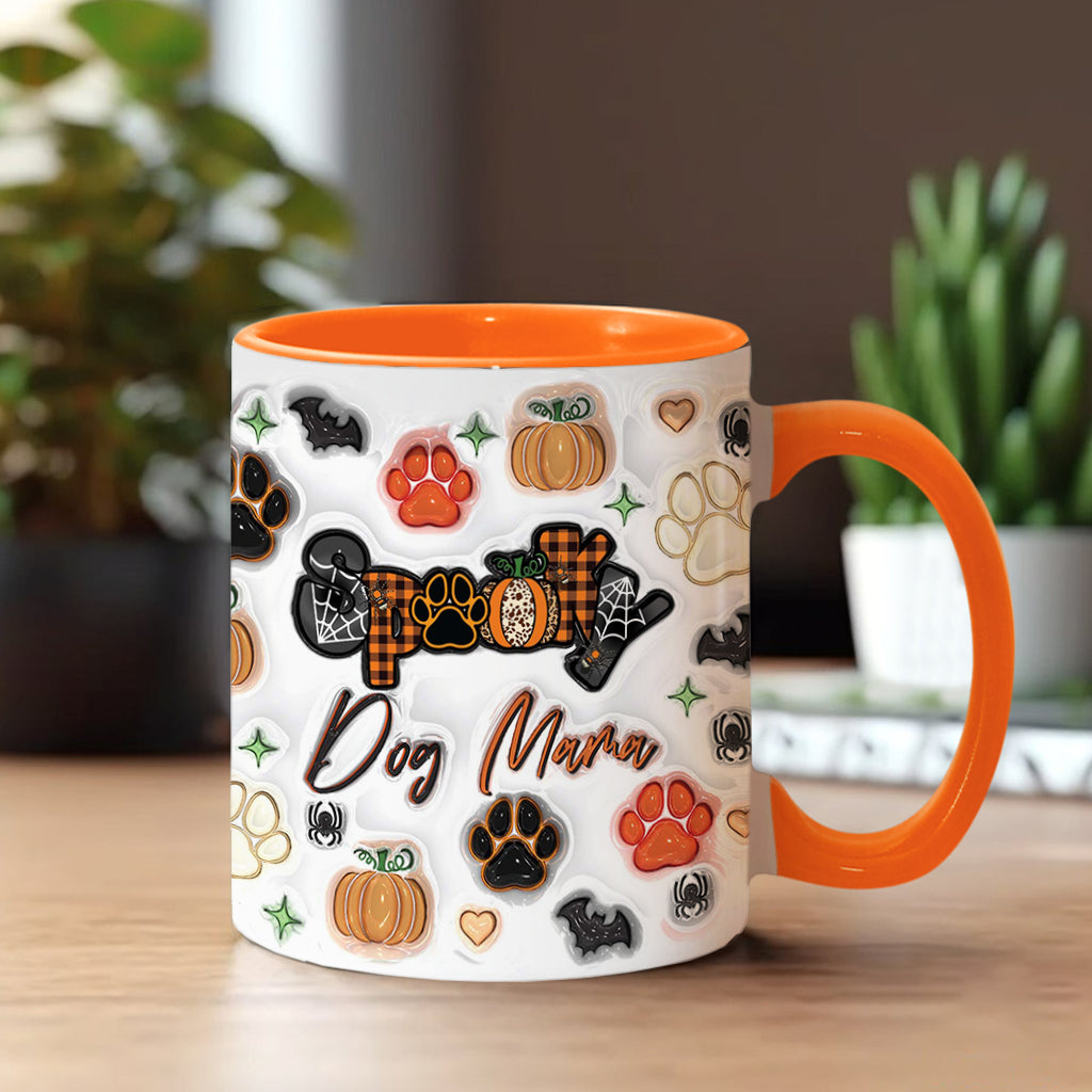 Gruselige Hundemama – Personalisierte Tasse mit Hundemotiv